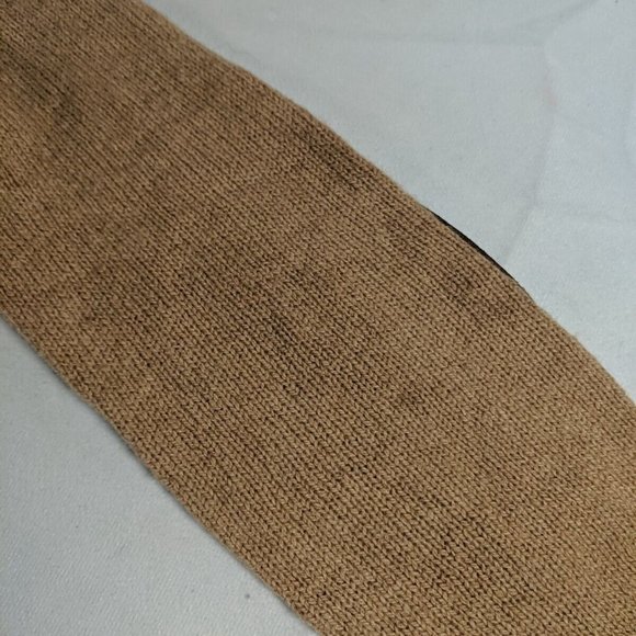 Polo Ralph Lauren Merino Wool Cashmere Sweater Pullover XS Tan Beige Elbow Patch - Picture 11 of 16